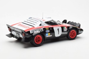 155781701  Lancia Stratos HF n1 Lancia Pirelli Rohrl Geistdorfer Winners Dynabit Saarland Rallye Minichamps 1/18 2