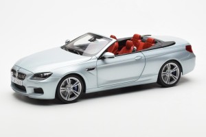 80432253656  BMW M6 F12 Convertible Silverstone Silver II Paragon 1/18