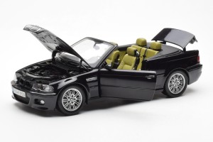 80430024431  BMW M3 E46 Cabrio Black Kyosho 1/18 2