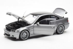 80430302734  BMW M3 E46 CSL Grey Kyosho 1/18 2