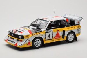 18RMC161A  Audi Sport Quattro S1 E2 n4 S Blomqvist Rally 1000 Lakes 1985 IXO 1/18