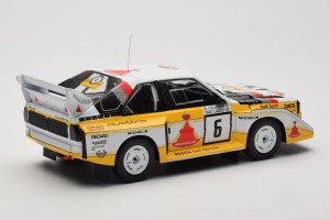 18RMC161B  Audi Sport Quattro S1 E2 n6 H Mikkola Rally 1000 Lakes 1985 IXO 1/18 2