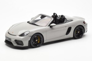 GT436  Porsche 718 Spyder Crayon Grey GT Spirit 1/18