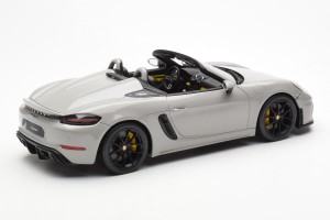 GT436  Porsche 718 Spyder Crayon Grey GT Spirit 1/18 2
