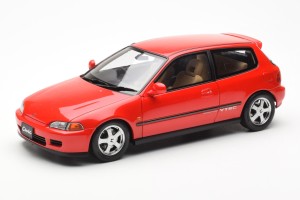 LCD18018-RE  Honda Civic EG6 VTEC Red LCD 1/18