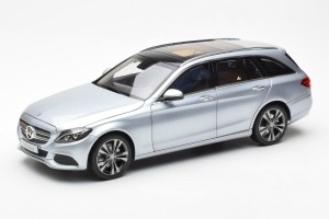 183865  Mercedes C-Class T-Model W205 Silver Asia Exclusive Norev 1/18