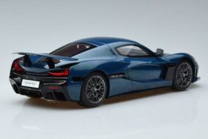 GT405  Rimac Nevera Blue GT Spirit 1/18 2