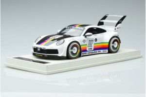 Porsche 911 992 Carrera S RWB Apple Computer VIP Models 1/18