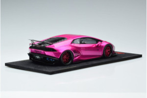 Lamborghini Huracan LP610-4 Liberty Walk Electronic Pink AB Models 1/18 2
