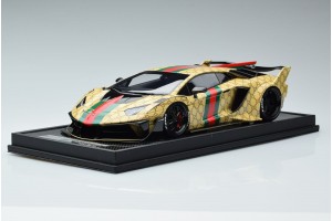Lamborghini Aventador GT Evo Liberty Walk Silhouette Gucci Timothy and Pierre 1/18