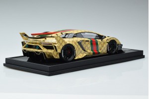 Lamborghini Aventador GT Evo Liberty Walk Silhouette Gucci Timothy and Pierre 1/18 2