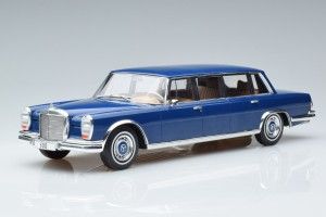 MCG18189  Mercedes S Class 600 LWB Pullman W100 Dark Blue MCG 1/18